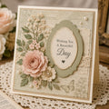 Nested Label Frame Metal Cutting Dies: Ornate Card Making, Scrapbooking Supplies