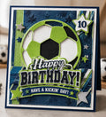 Soccer Ball Metal Cutting Die for Birthday Cards Sports Scrapbooking and Paper Crafts