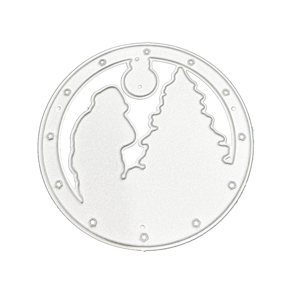 Christmas Ornament Frame Metal Cutting Dies (6.5cm Diameter)