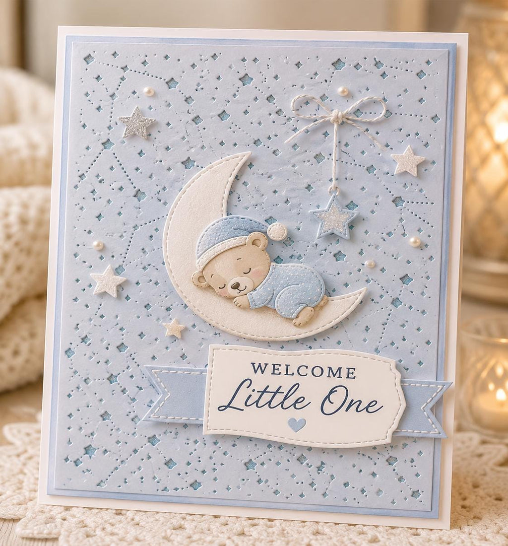 Starry Sky Background Metal Cutting Die for Card Making and Scrapbooking
