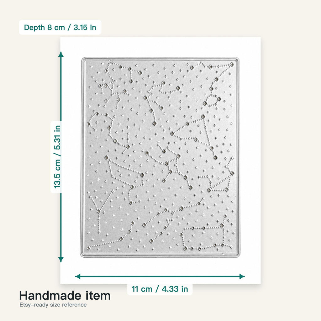 Starry Sky Background Metal Cutting Die for Card Making and Scrapbooking