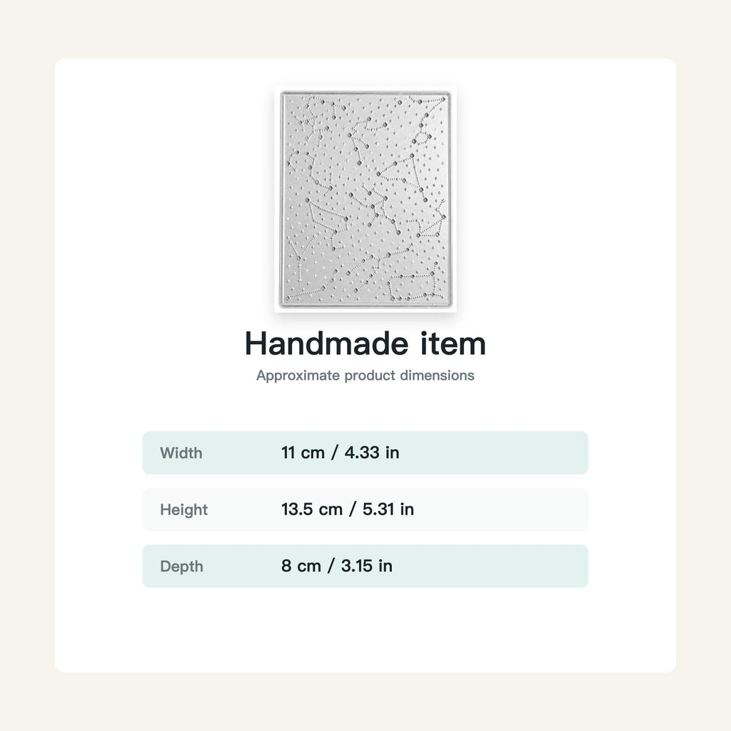 Starry Sky Background Metal Cutting Die for Card Making and Scrapbooking