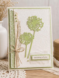 Dandelion Flower Metal Cutting Dies Set for Card Making Scrapbooking and Botanical Paper Crafts