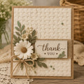 Basket Weave Embossing Folder 6x6 Inch Textured Background for Paper Crafts