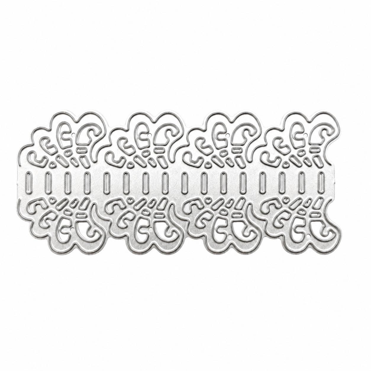 Ornate Lace Border Metal Cutting Die for Card Making Scrapbooking and Memory Albums