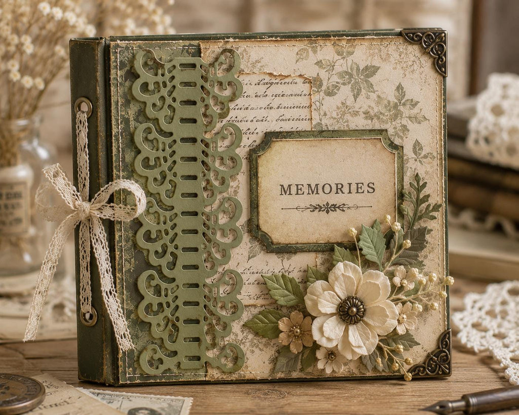 Ornate Lace Border Metal Cutting Die for Card Making Scrapbooking and Memory Albums