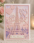 Paris Eiffel Tower Frame Metal Cutting Die for Card Making Scrapbooking and Romantic Crafts