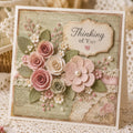 Layered Floral Metal Cutting Dies for Card Making, Scrapbooking, Floral Crafts