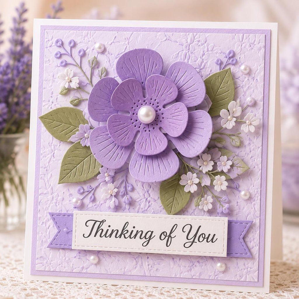 Layered Floral Metal Cutting Dies for Card Making, Scrapbooking, Floral Crafts