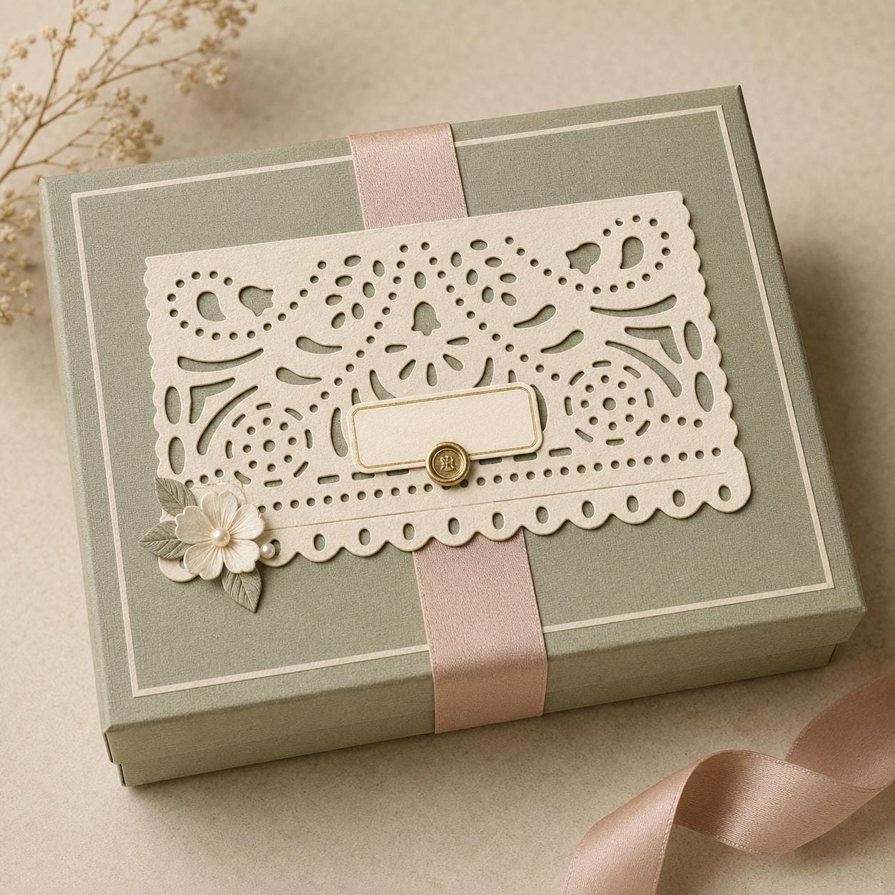 Lace Gatefold Arch Panel Metal Cutting Die for Wedding Cards Invitations and Scrapbooking