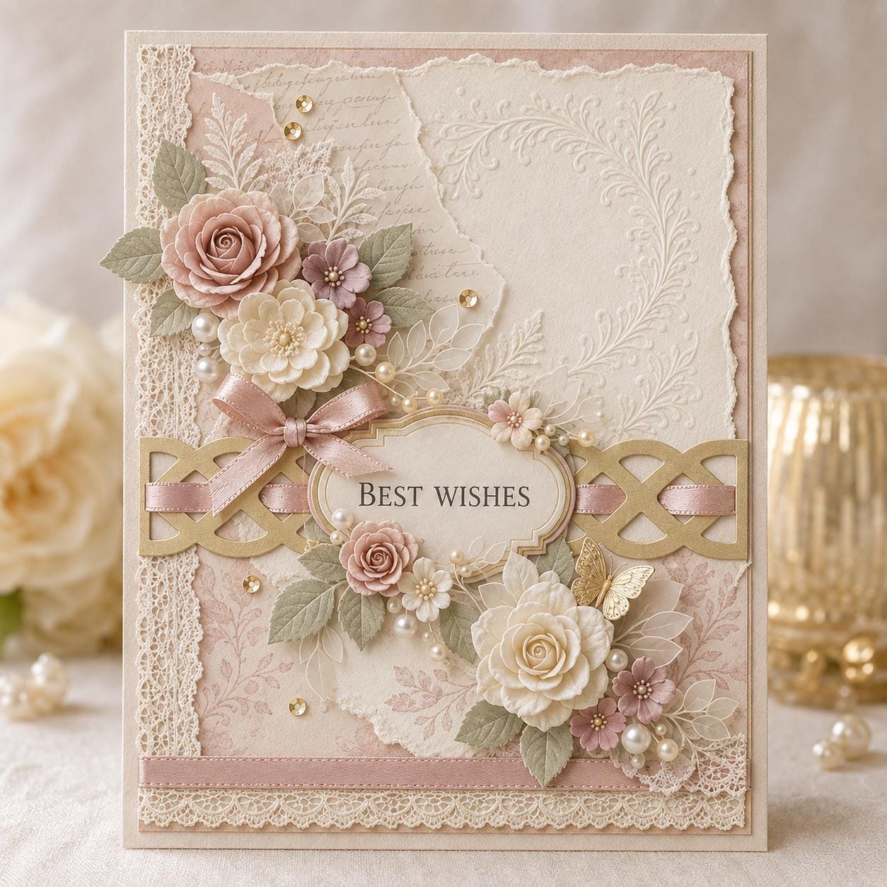Diamond Lattice Border Metal Cutting Die for Card Making Scrapbooking and Decorative Layers
