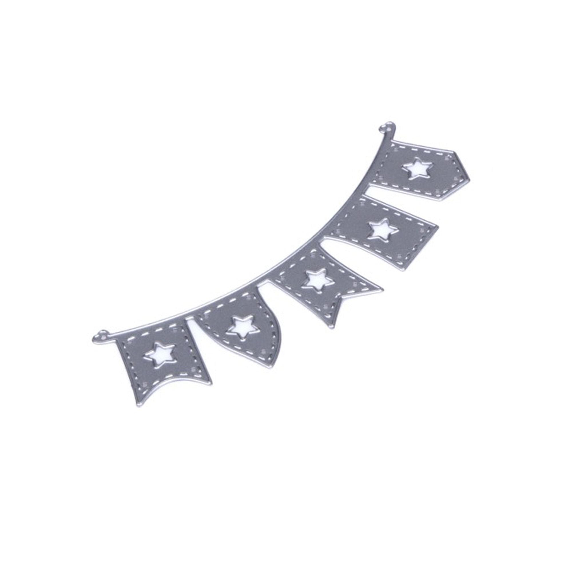 Flag Banner Cutting Die, Party Decoration Die Cut