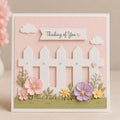 Fence Metal Frame cutting die DIY scrapbooking/card making/embossing template