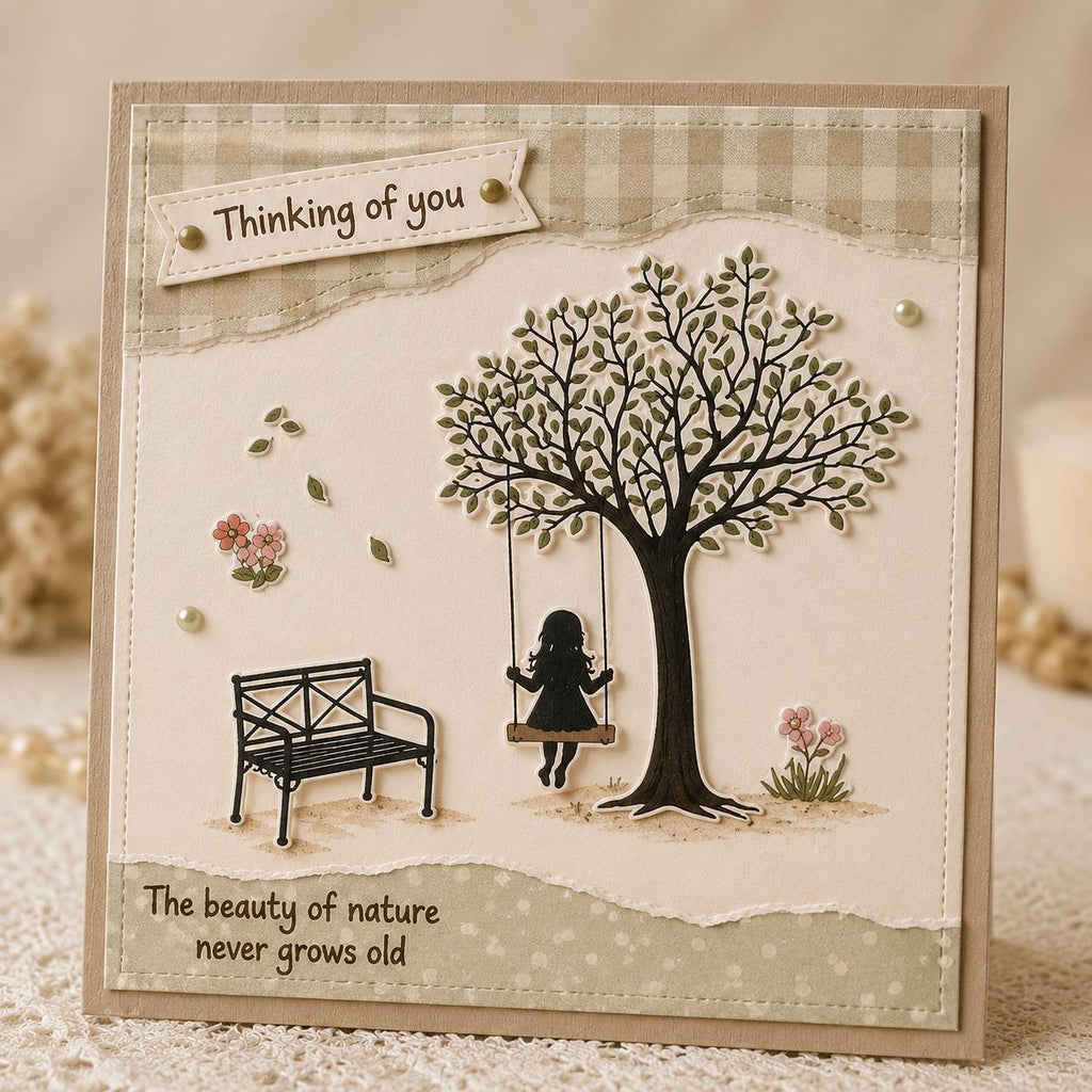 Nature Clear Silicone Stamp for DIY Scrapbooking (11x16cm)