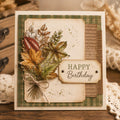 Leaves Silicone Stamp, Scrapbooking Card Making (11x16cm)