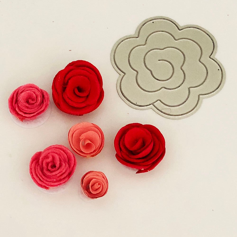 DIY Rose Flower Metal Cutting Die, Scrapbooking Craft