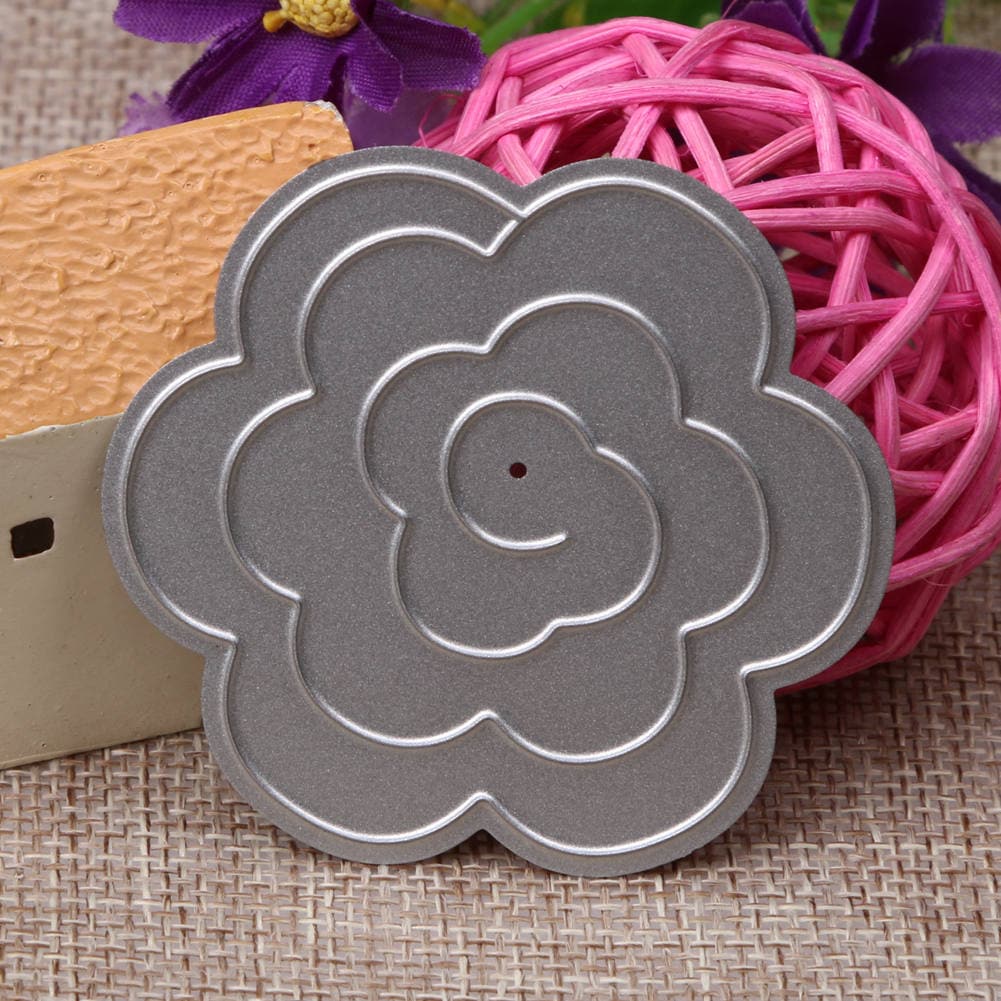DIY Rose Flower Metal Cutting Die, Scrapbooking Craft