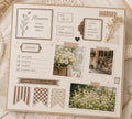 Tag Frame Clear Stamps, Label Silicone Stamps for Journals Cards