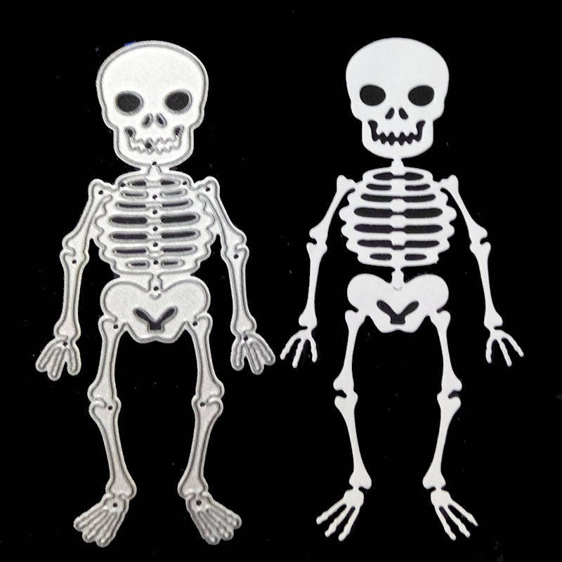 Skeleton Die Cut: Halloween Scrapbooking, Card Making