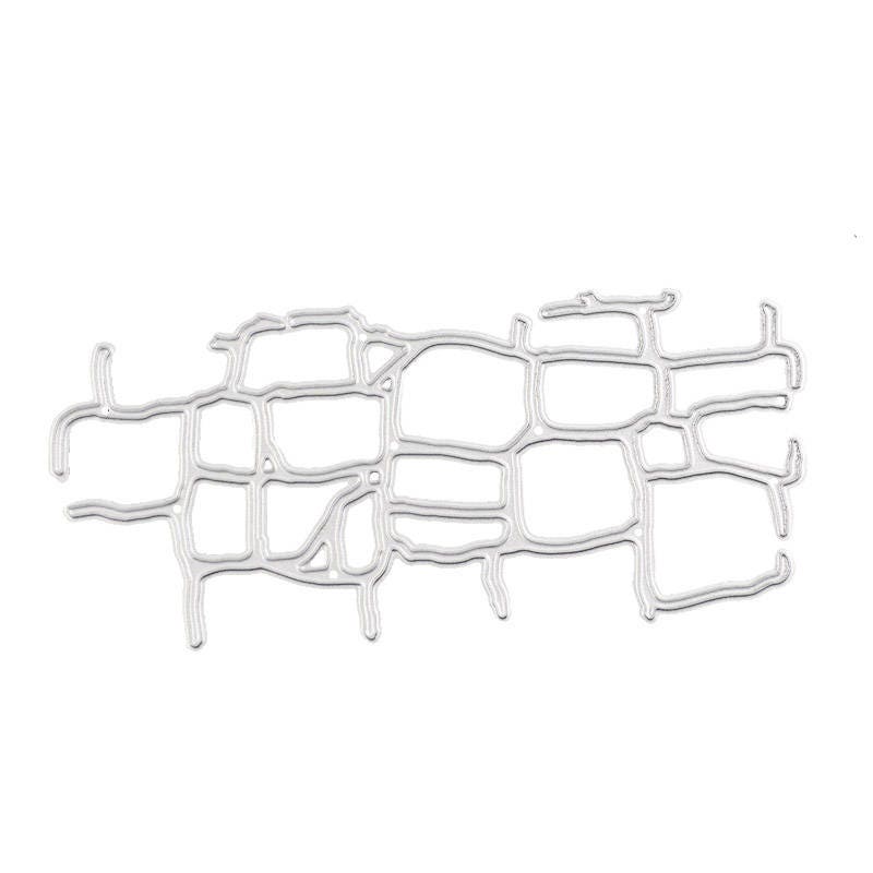 Map Metal Cutting Die, Carbon Steel Template for Scrapbooking