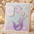 Mermaid Metal Cutting Dies, DIY Scrapbooking Stencils