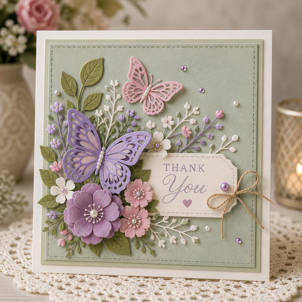 7 Square Stitched Frame Metal Cutting Dies for Cards