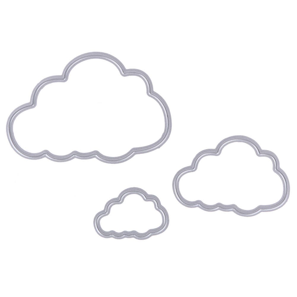 Cloud Metal Cutting Dies, Scrapbooking Embossing Stencils