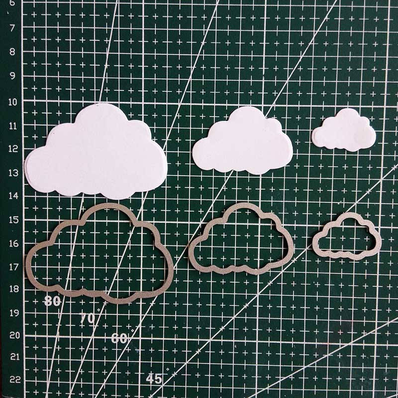 Cloud Metal Cutting Dies, Scrapbooking Embossing Stencils