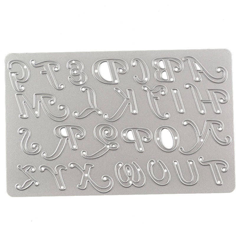 Alphabet Metal Cutting Die Set for Cards and Scrapbooks