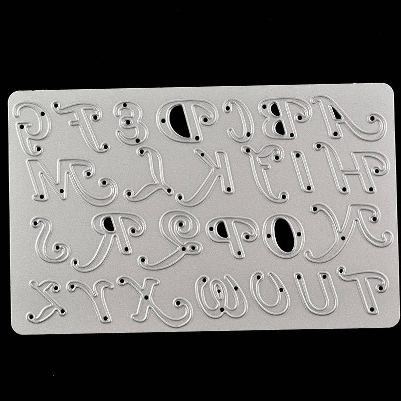 Alphabet Metal Cutting Die Set for Cards and Scrapbooks