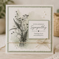 4 Dandelion Clear Stamps, Small Floral Stamp Set for Cards