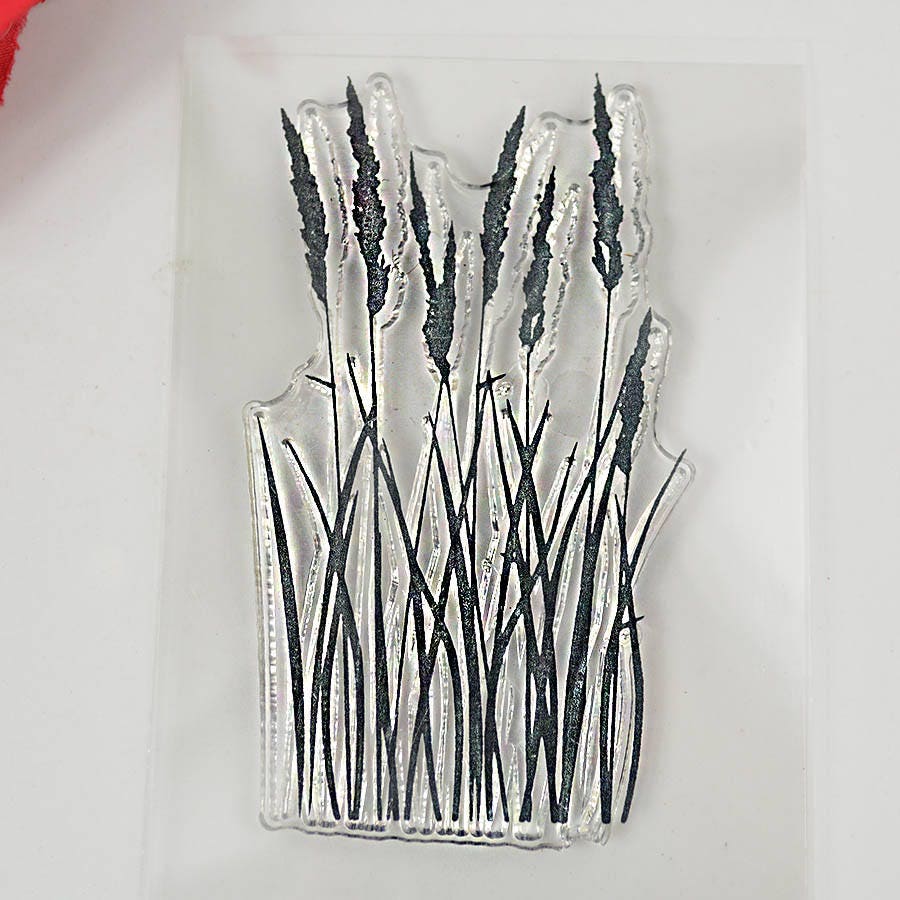 4 Dandelion Clear Stamps, Small Floral Stamp Set for Cards