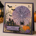 Spider Web Cutting Die, Carbon Steel Halloween Scrapbooking