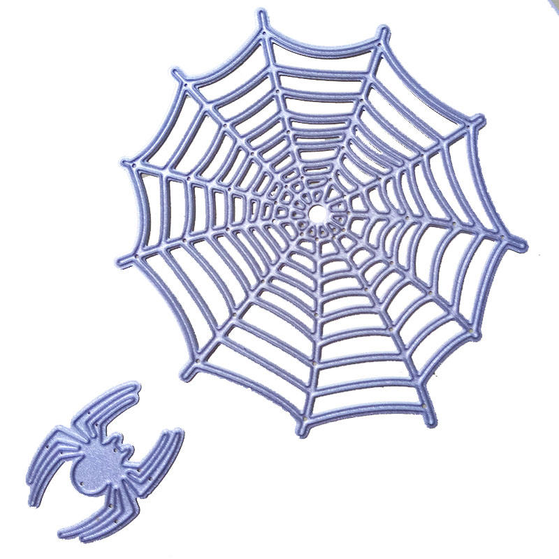 Spider Web Cutting Die, Carbon Steel Halloween Scrapbooking