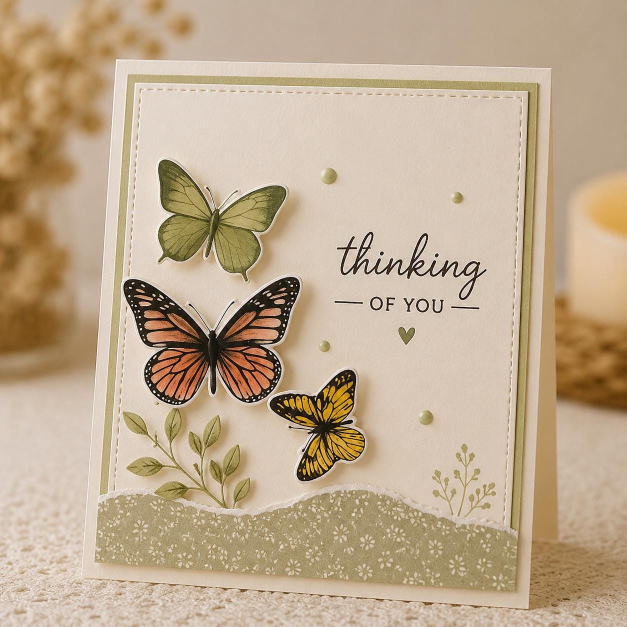 Step colors Butterfly clear stamp DIY scrapbooking Card making rubber seal