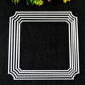 5 Round Corner Frame Metal Cutting Dies for Scrapbook Cards