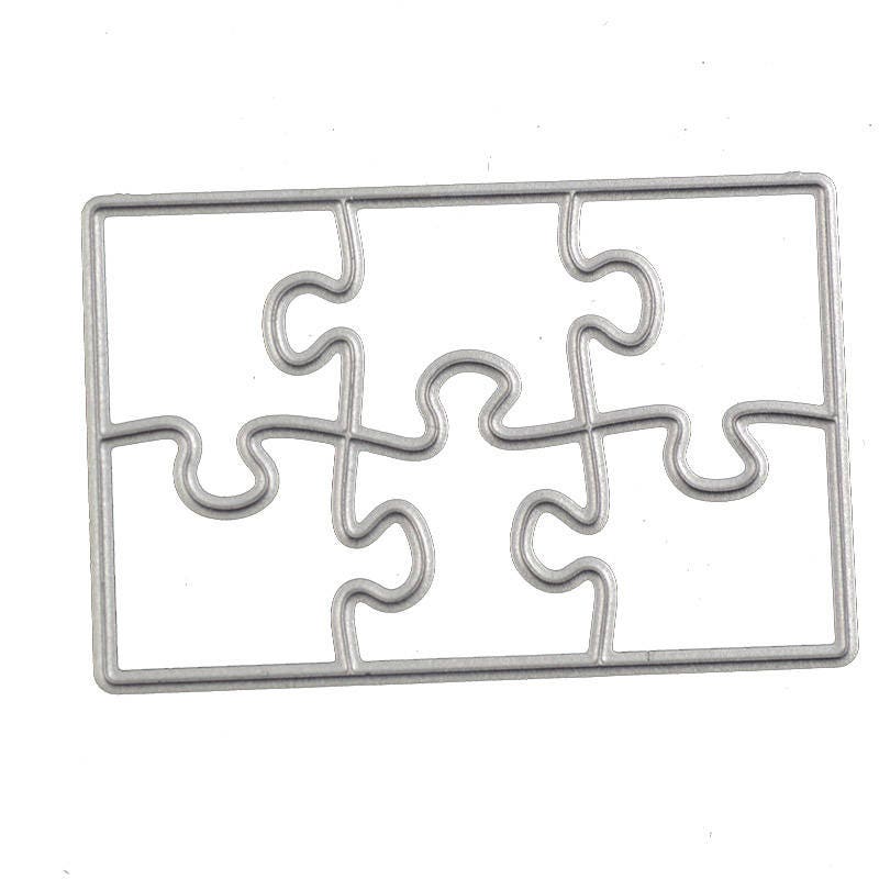 Puzzle Jigsaw Metal Die Cut, DIY Scrapbooking