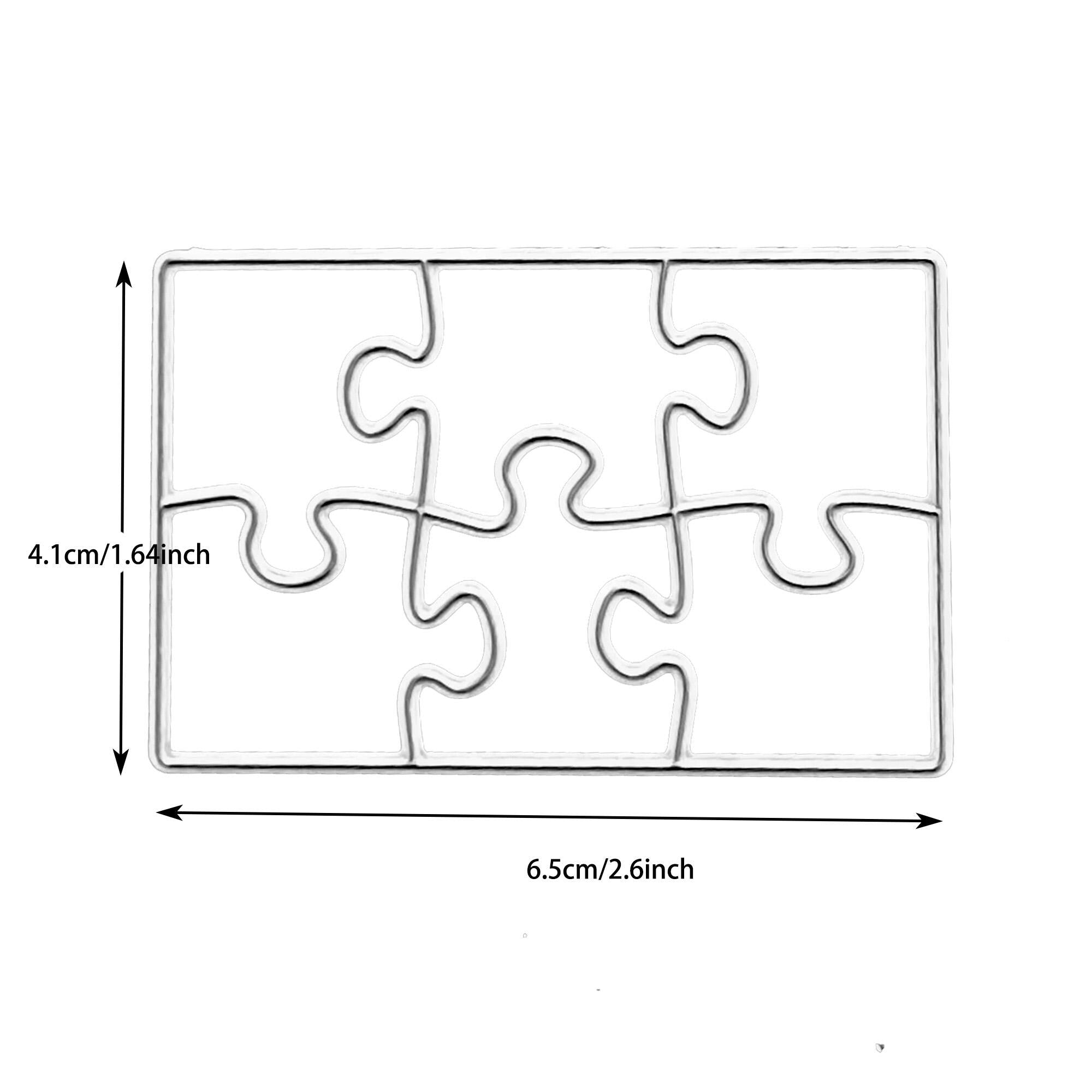 Puzzle Jigsaw Metal Die Cut, DIY Scrapbooking