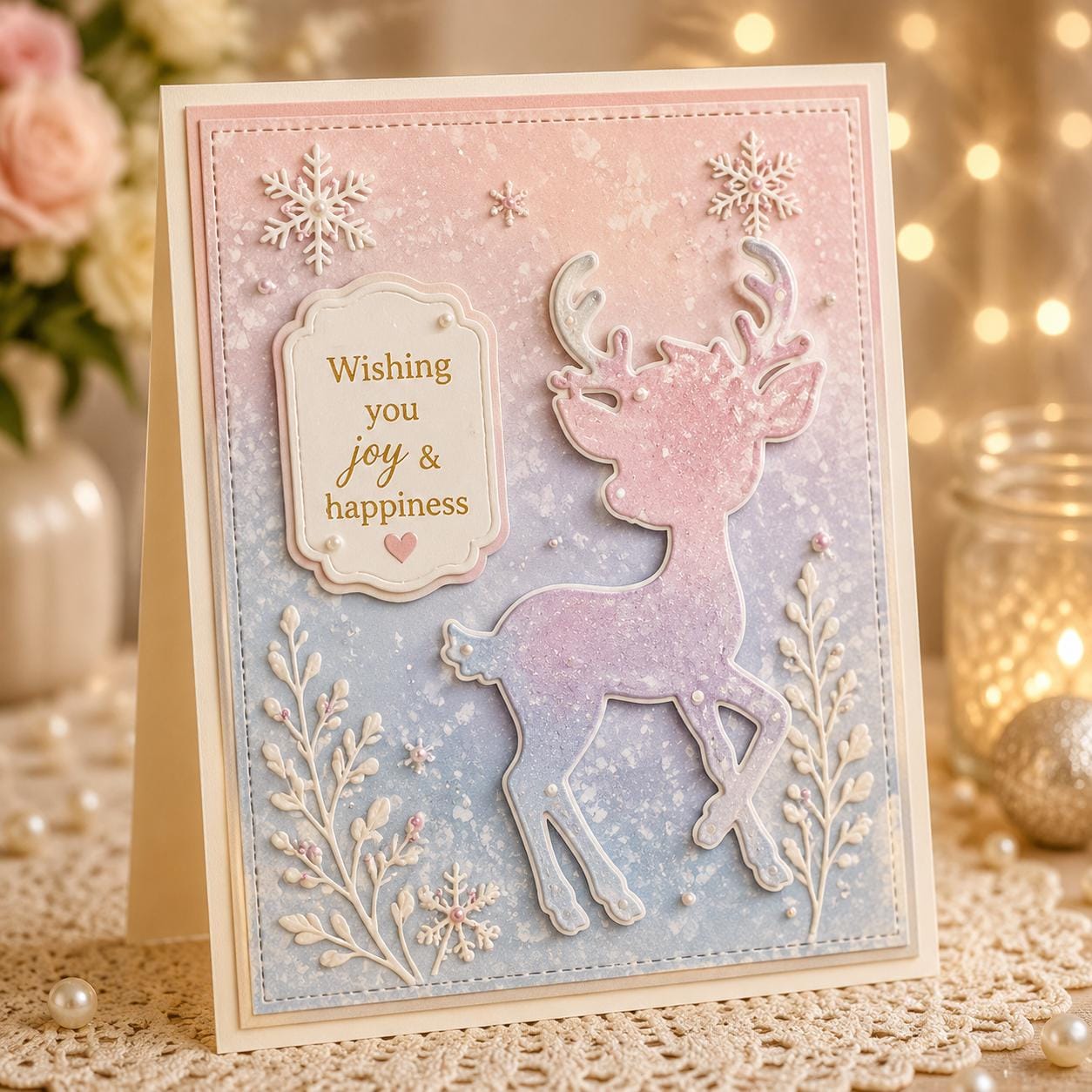 Little Fawn Metal Die Cut: DIY Scrapbooking Stencil