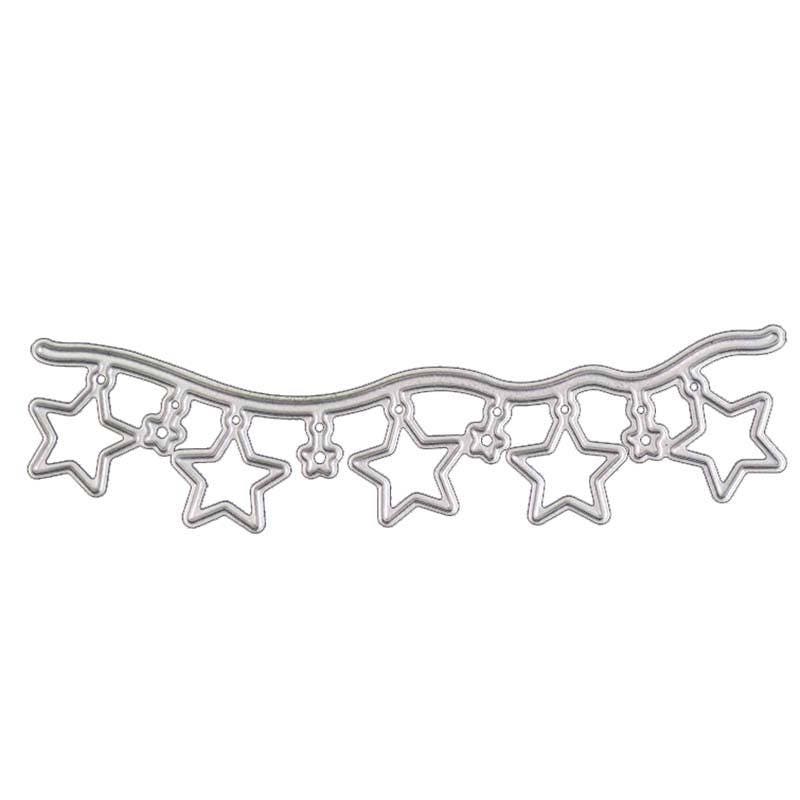 Star Banner Die, Metal Cutting Die for Scrapbooking