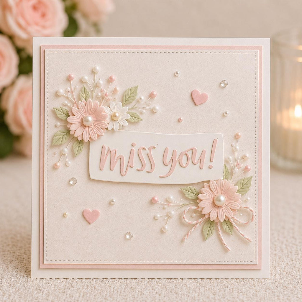 English Word Metal Cutting Dies, Scrapbooking Embossing Template