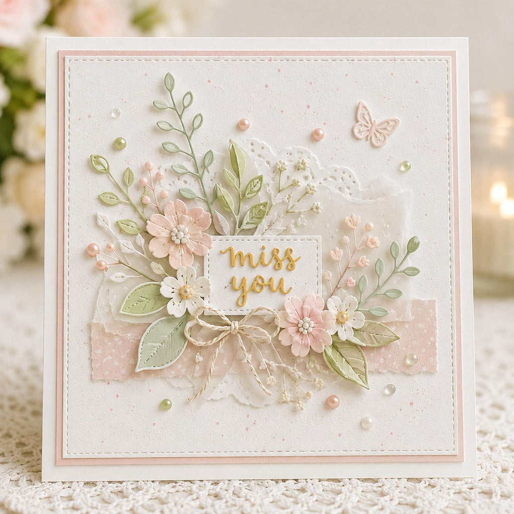 English Word Metal Cutting Dies, Scrapbooking Embossing Template