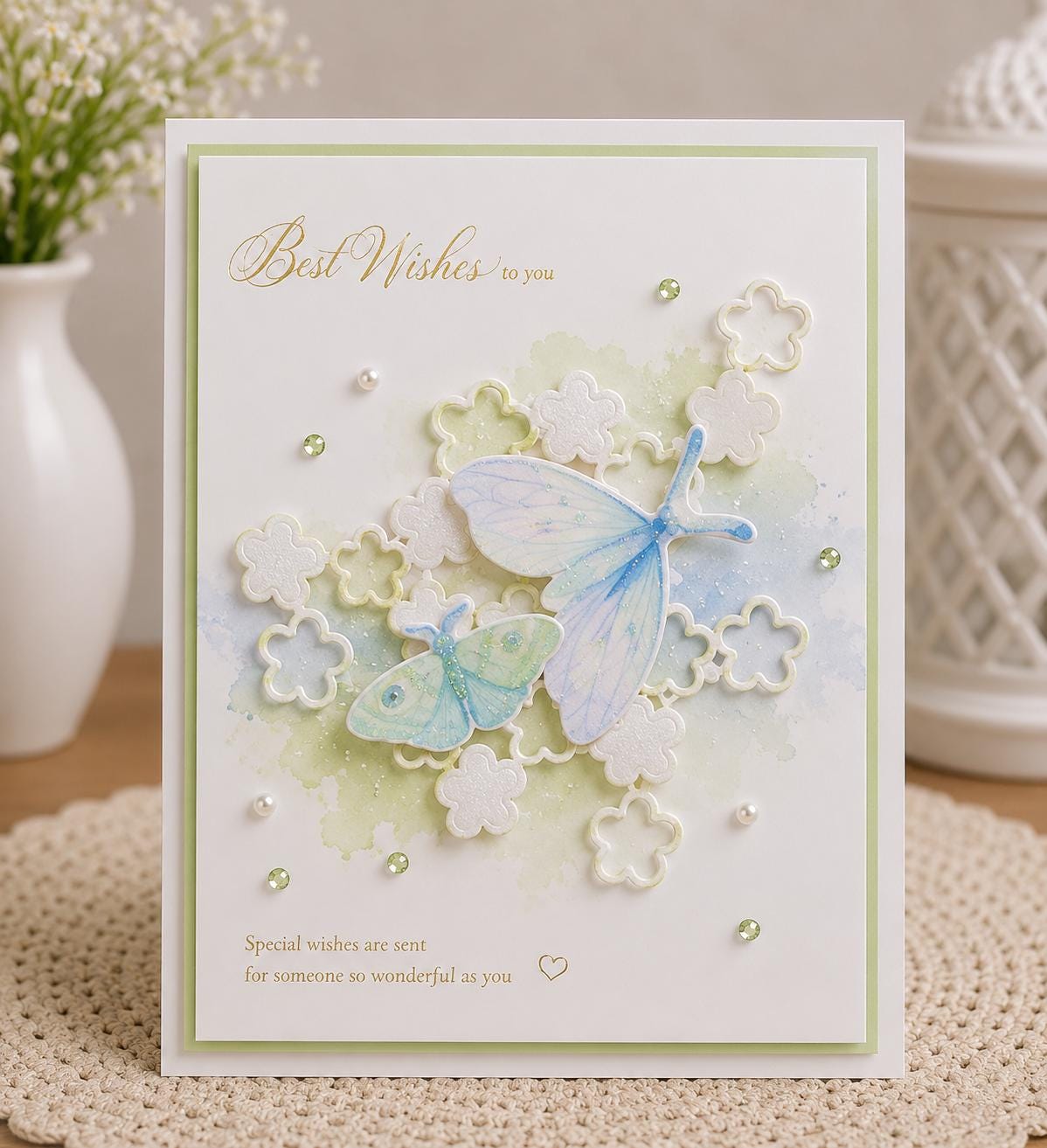 Metal Cutting Die, Flower Bundle Background, Card Making Stencil