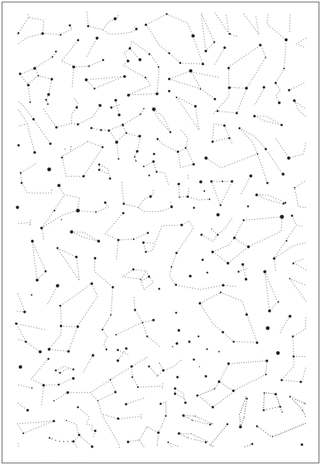 Constellation Clear Stamp: Scrapbooking & Card Making (11x16cm)