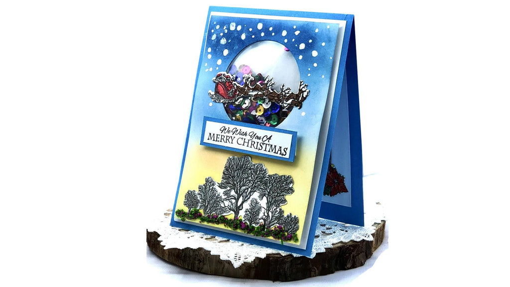 Christmas Tree Clear Stamp and Die Set, Card Making