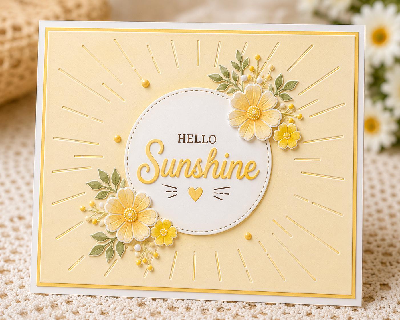 Sunshine Metal Die Cut: Scrapbooking & Card Making