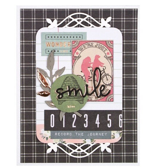 Flower and Leaf Metal Cutting Die Set for Cards