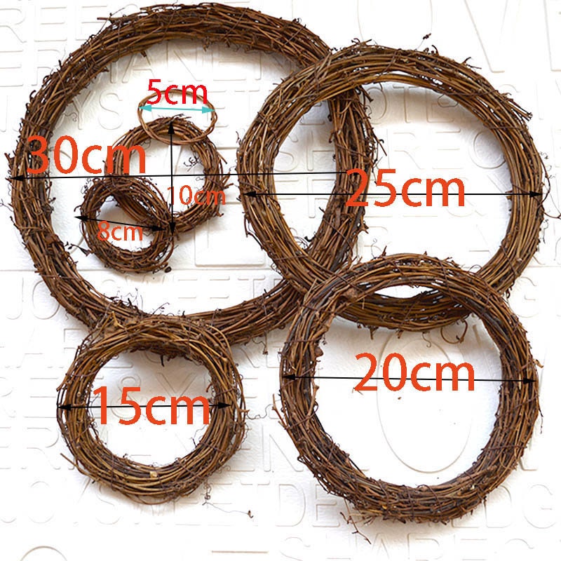 Natural Grapevine Wreath Base for DIY and Rustic Decor