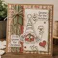 Gnome Christmas Clear Stamp, DIY Scrapbooking (11x16cm)