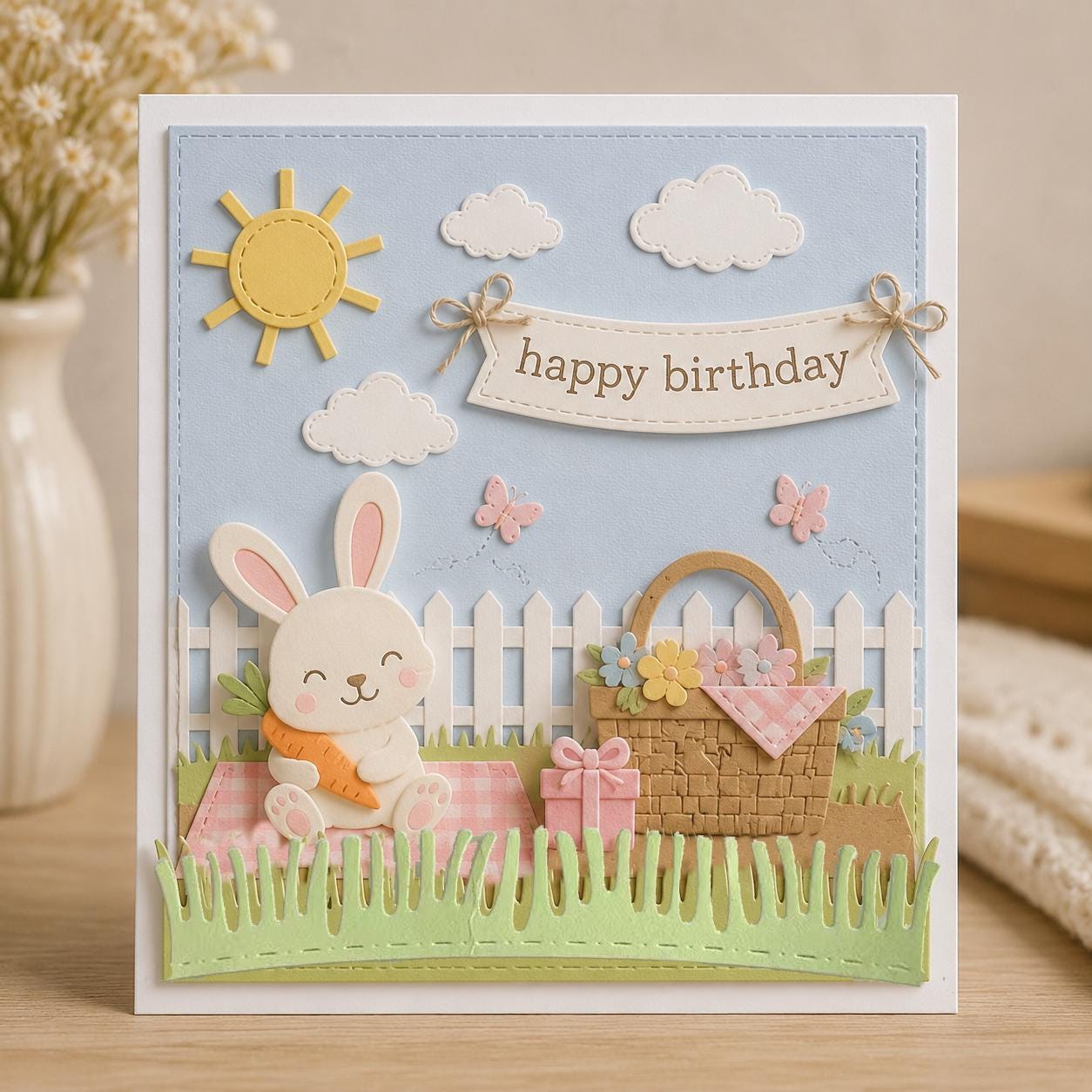 Party Balloon Banner Metal Cutting Dies for Scrapbook Cards